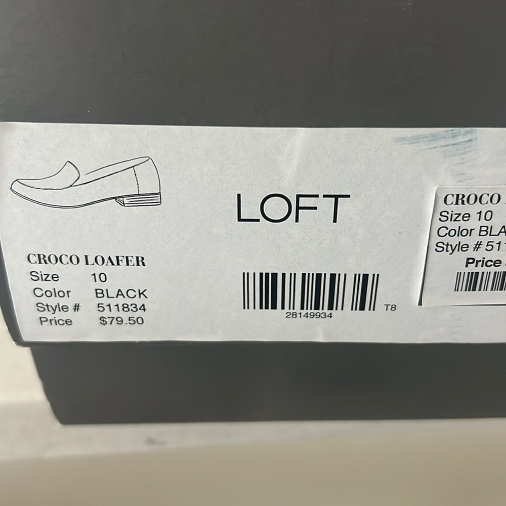 Black loafer